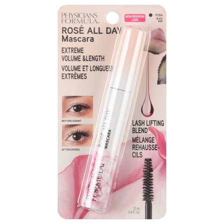 Physicians Formula Rose All Day Mascara, Black - Bellso